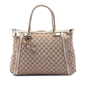 Pre-Loved Gucci GG Canvas Bella Convertible Tote